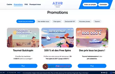Azur Casino bonus